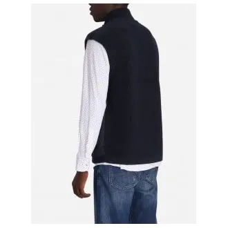 BOSS REGULAR-FIT GILET WITH LOGO PATCH