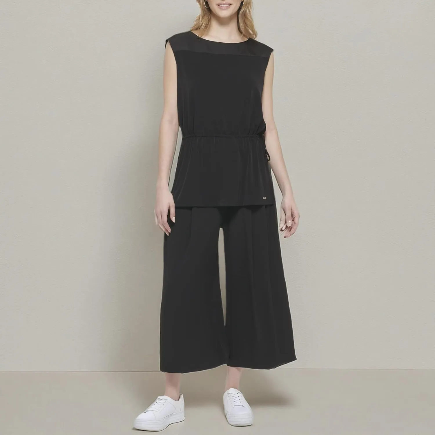 Calvin Klein Women's Knit with Draw String Sleeveless
