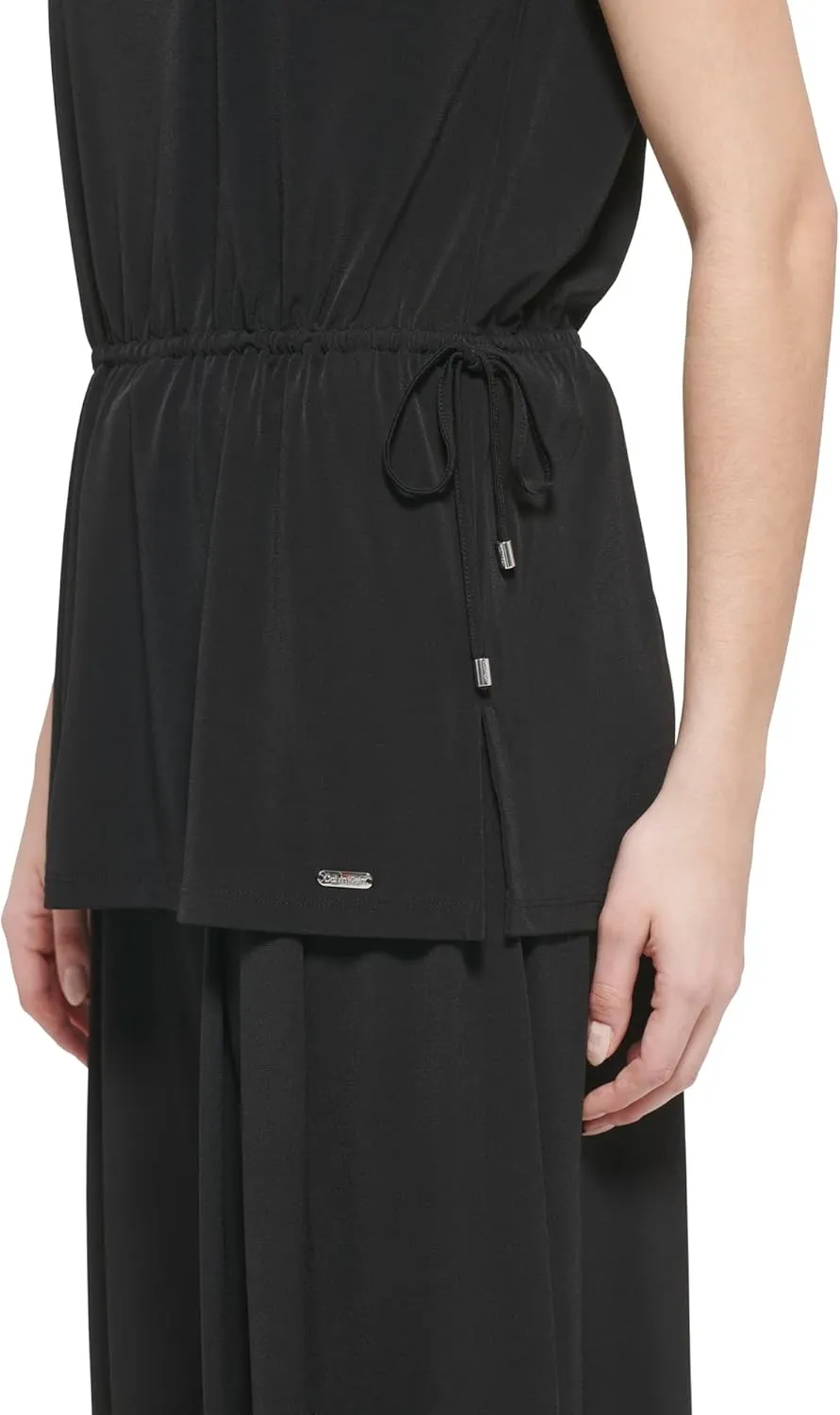 Calvin Klein Women's Knit with Draw String Sleeveless