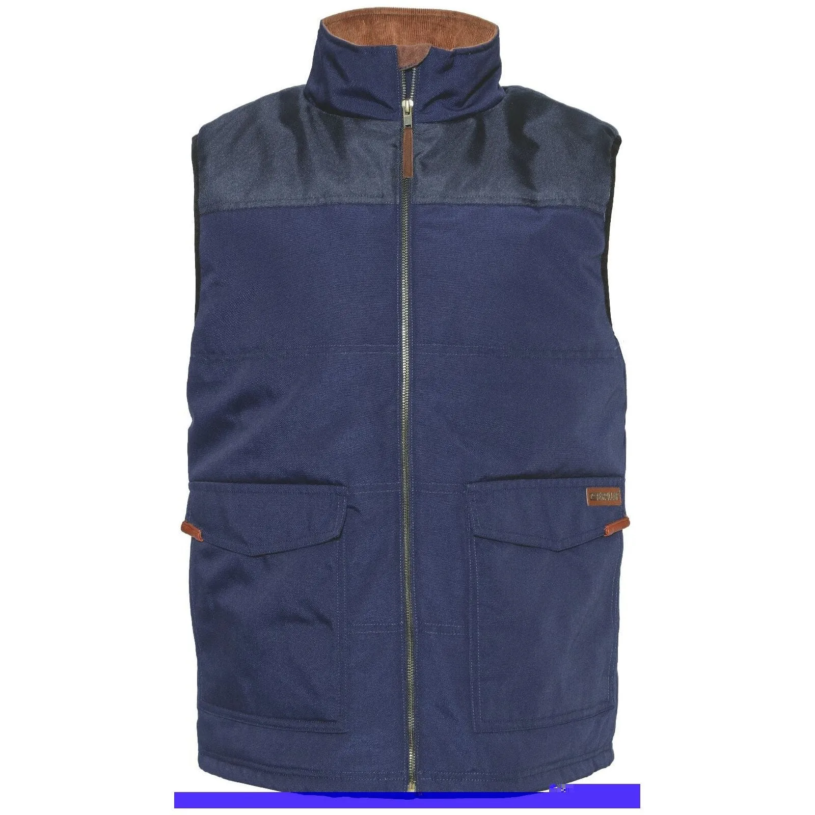 Caterpillar Ag Zip-Up Gilet Vest Mens