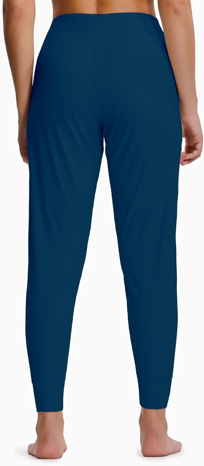 Dragon Fit Joggers for Women with Pockets,High Waist Workout Yoga Tapered Sweatpants Women's Lounge Pants