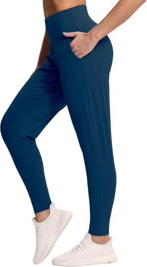 Dragon Fit Joggers for Women with Pockets,High Waist Workout Yoga Tapered Sweatpants Women's Lounge Pants