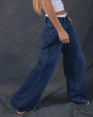 EMMIOL Women's Baggy Boyfriend Jeans Distressed Denim Pants Wide Leg Straight Trousers Streetwear Pants