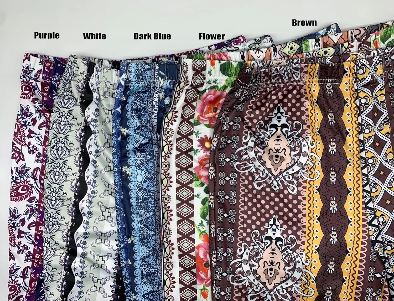 Flare Leggings Yoga Pants Women High Waisted Boho Flare Palazzo Pants Stretch Wide Leg Bell Bottom Yoga Leggings