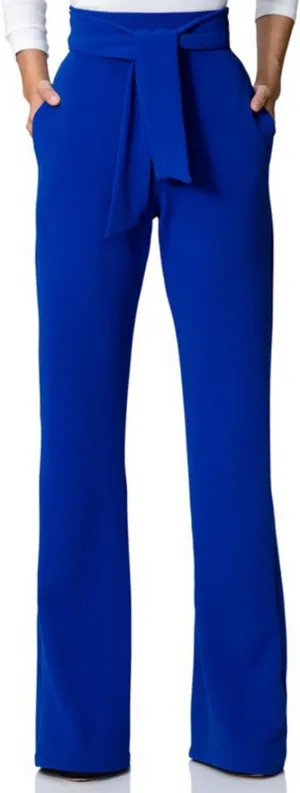 Lucuna Women's Dress Pants High Waisted Wide Leg Work Pants Slacks Office Business Casual Trousers
