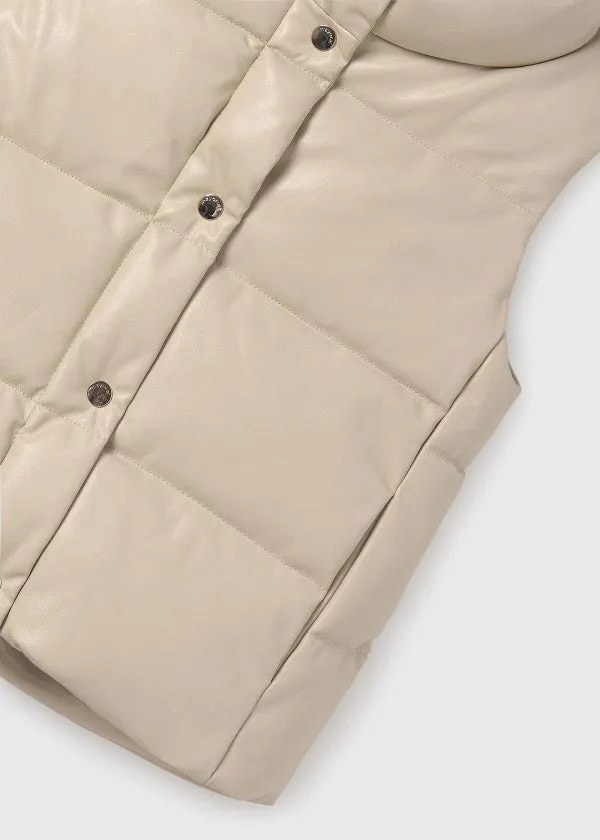 Mayoral - Girls Padded Vest - Stone