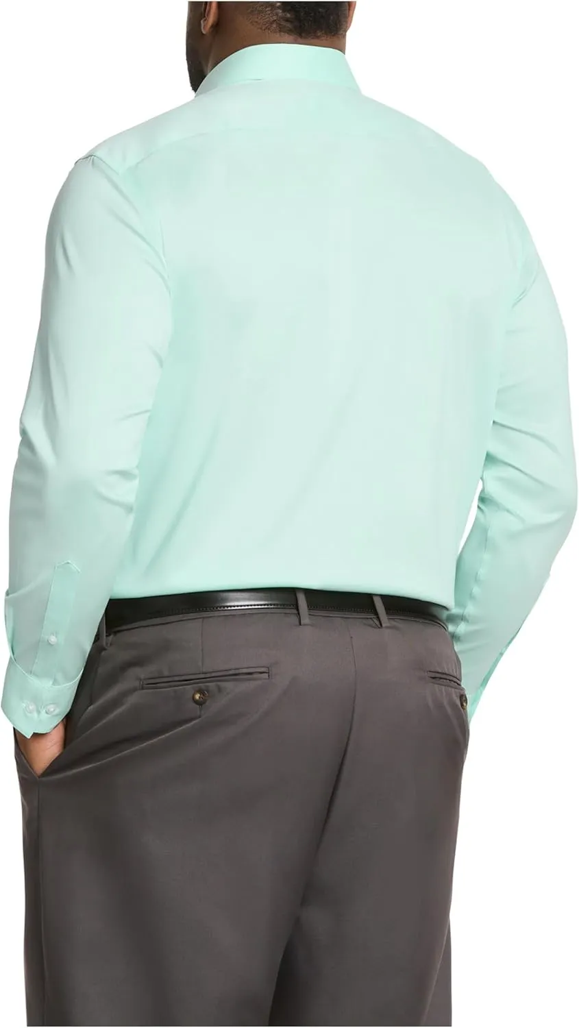 Men's Dress Shirt Ultra Wrinkle Free Flex Collar Stretch (Big and Tall)