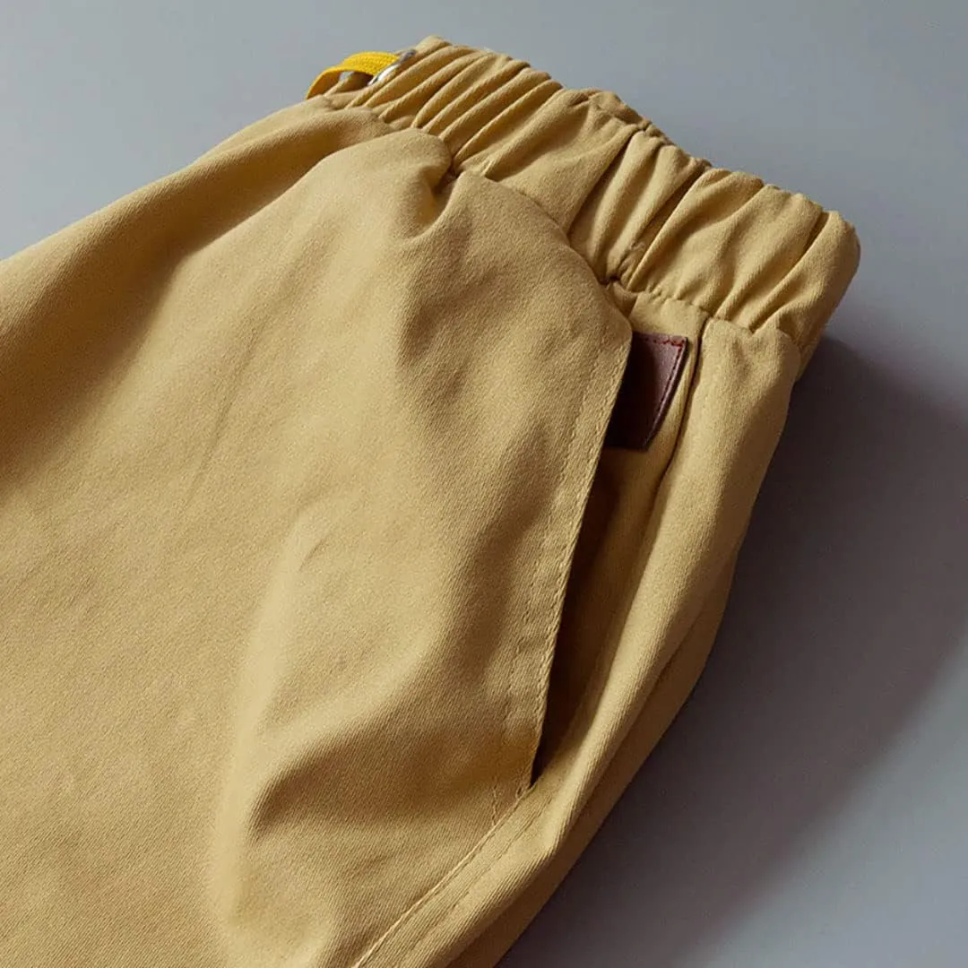 Mens Jogger Pants Running Workout Athletic Cargo Sweatpants Slim Fit Casual Chino Trousers with Pockets