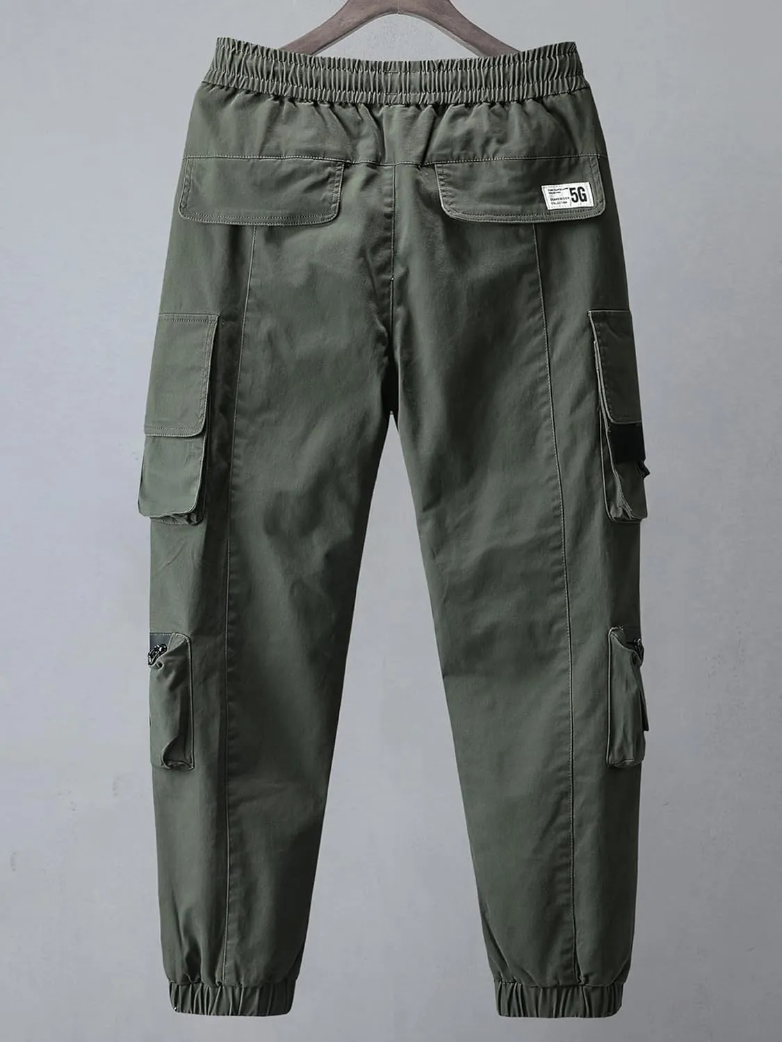 Men's Jogger Pants Techwear Hip Hop Harem Pants Streetwear Tactical Track Pants with Drawstring