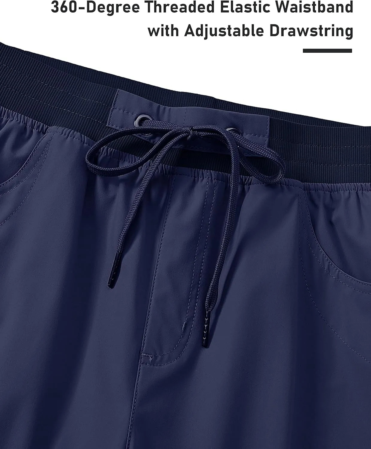 MoFiz Capri Pants for Women Lightweight Ice Cool Capris for Women Casual Summer Trip Loose Shorts with Zipper Pockets