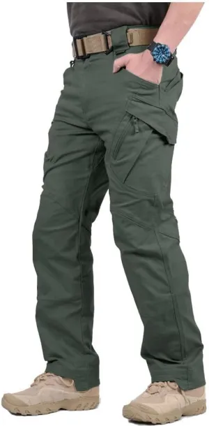 NAVEKULL Men's Military Cargo Tactical Pants Ripstop Lightweight Cotton Stretch Combat Outdoor Hiking Pants