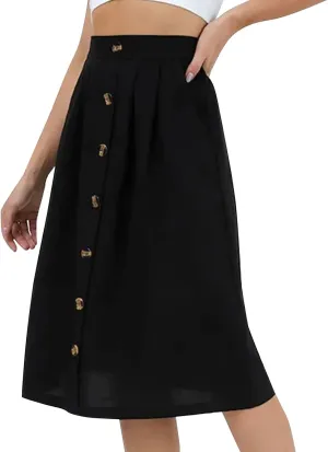 Personality Design Summer Women's Loose Fashion Half Skirt Metallic Pleated Skirt Midi