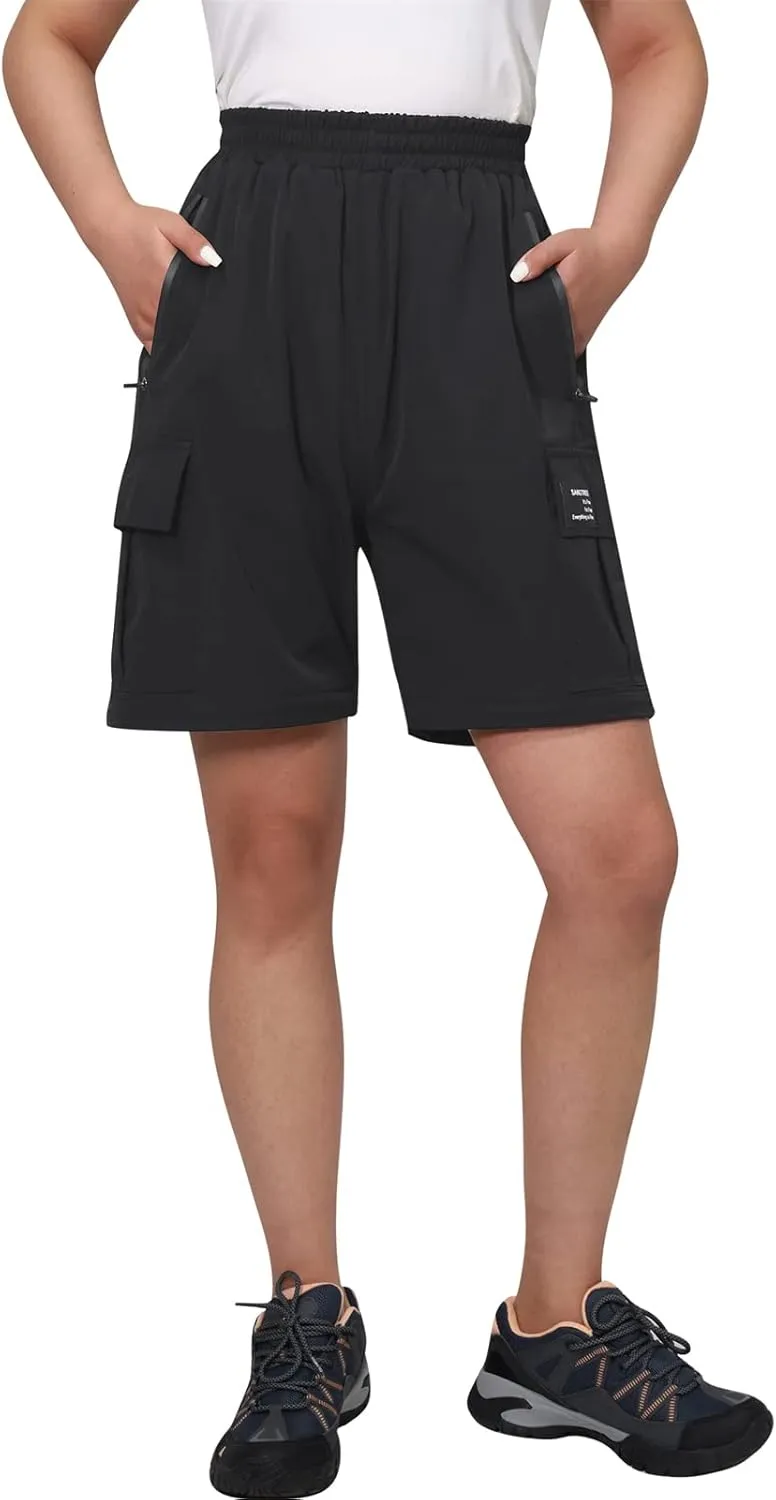 SANGTREE Girls & Women's Waterproof Outdoor Casual Cargo Jogger Pants