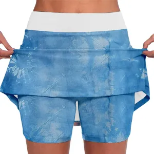 Skorts For Women With Pockets High Waist Tummy Control Women's Yoga Shorts Casual Plus Size Dressy Athletic Underneath