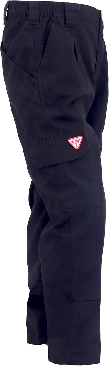 TICOMELA FR Pants for Men Flame Resistant Cargo Pants Lightweight 100% Cotton NFPA2112 7.5oz Elastic Waist Pants