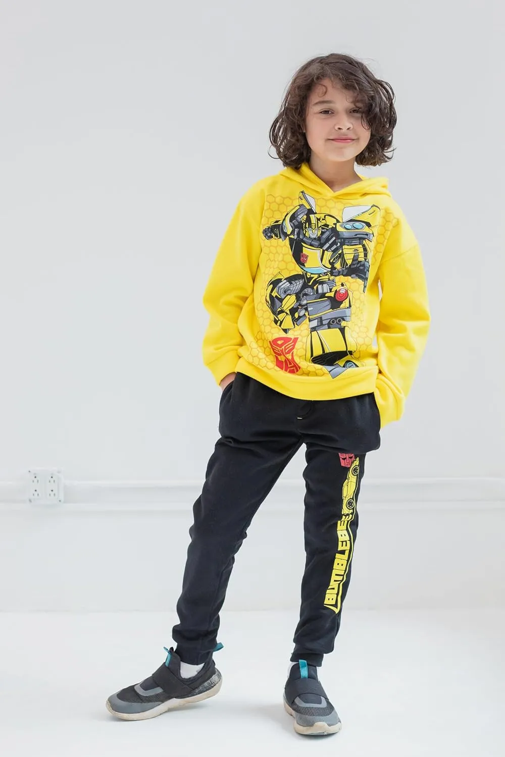 Transformers Optimus Prime Bumblebee Pullover Hoodie Jogger Pants Toddler to Big Kid