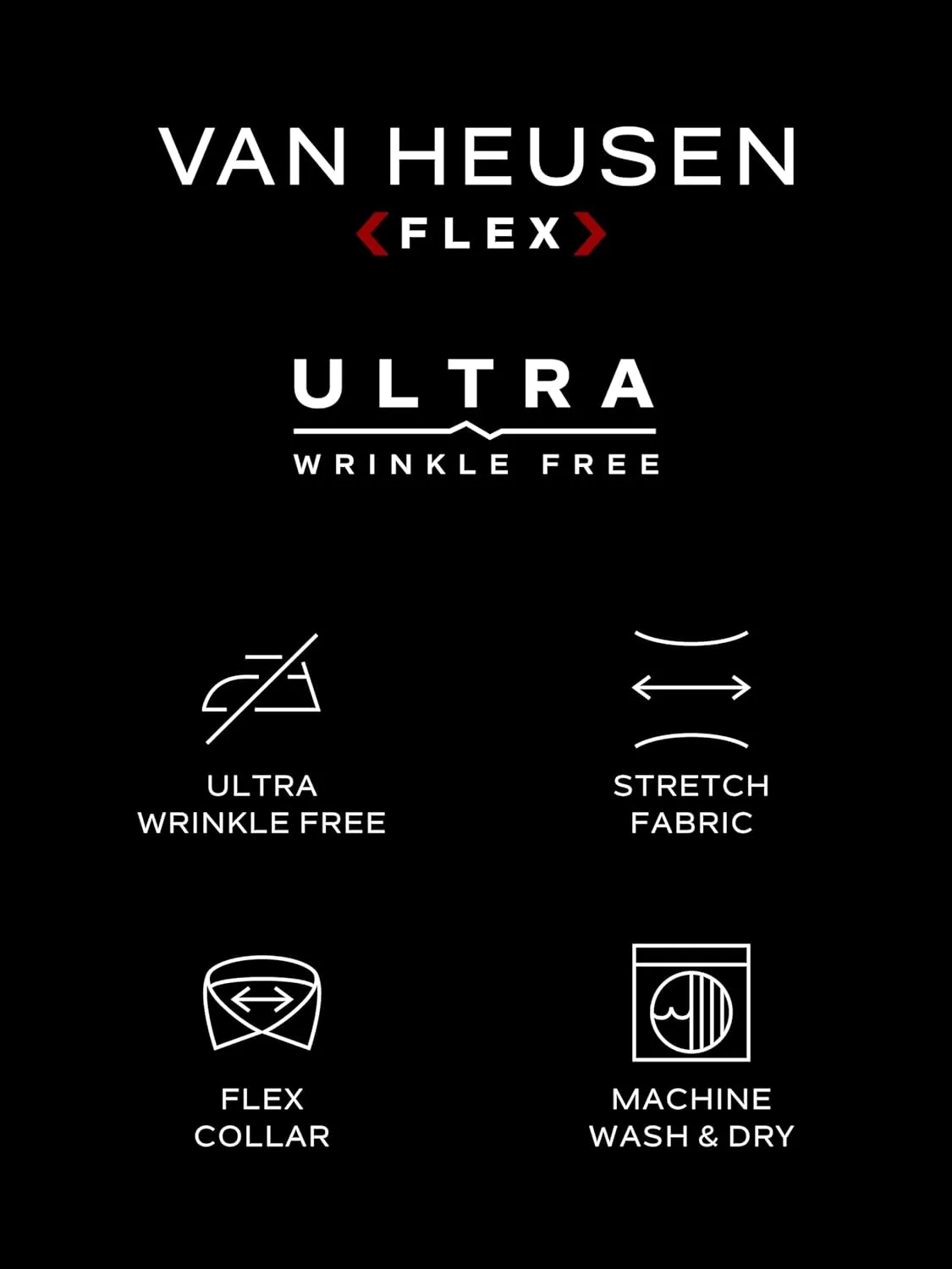 Van Heusen Men's Big Fit Dress Shirt Ultra Wrinkle Free Flex Collar Stretch (Big and Tall)