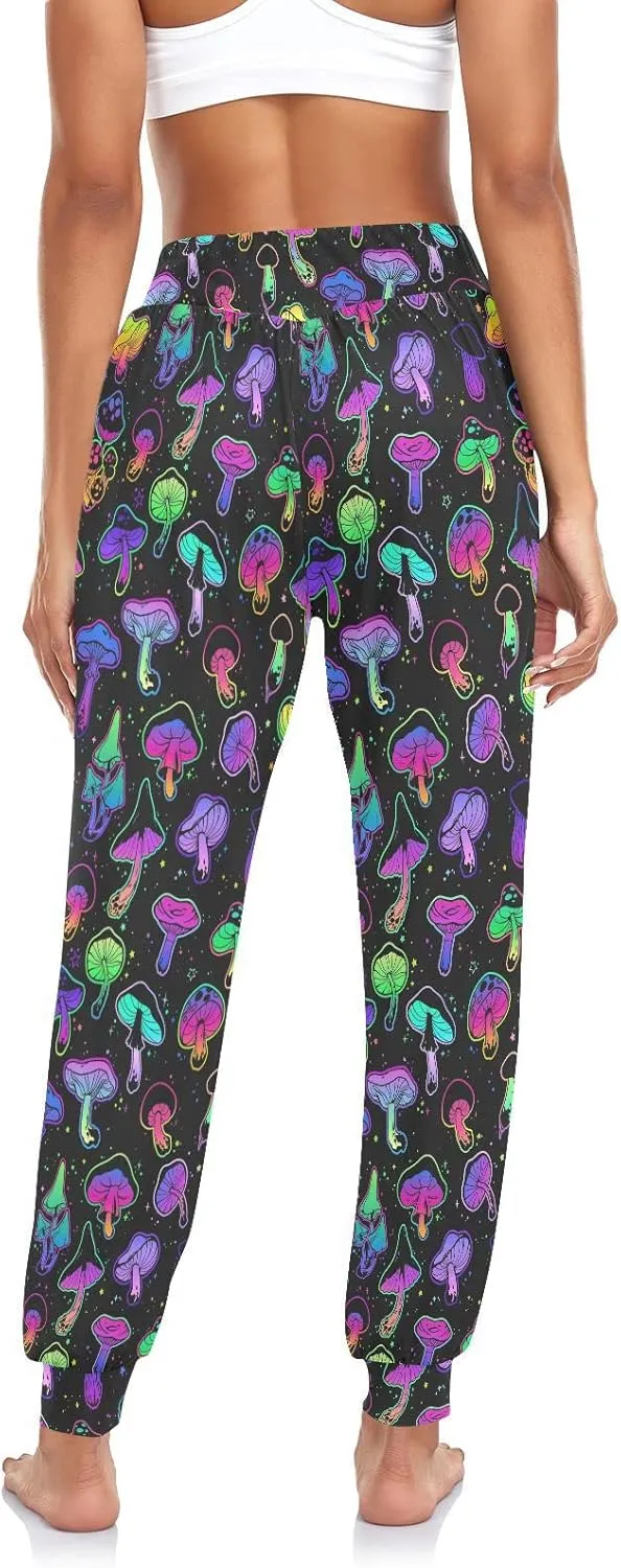 Women Yoga Pants High Waisted Stretch Loose Boho Trousers Sports Dance Harem Pants