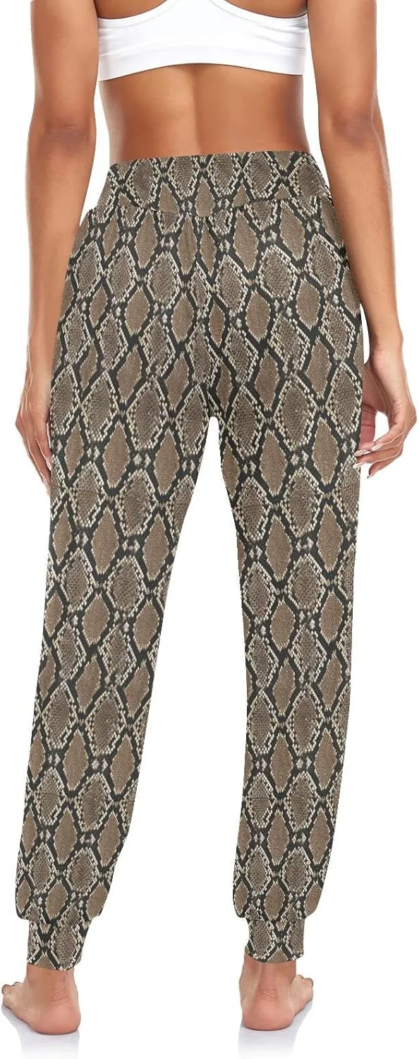 Women Yoga Pants High Waisted Stretch Loose Boho Trousers Sports Dance Harem Pants