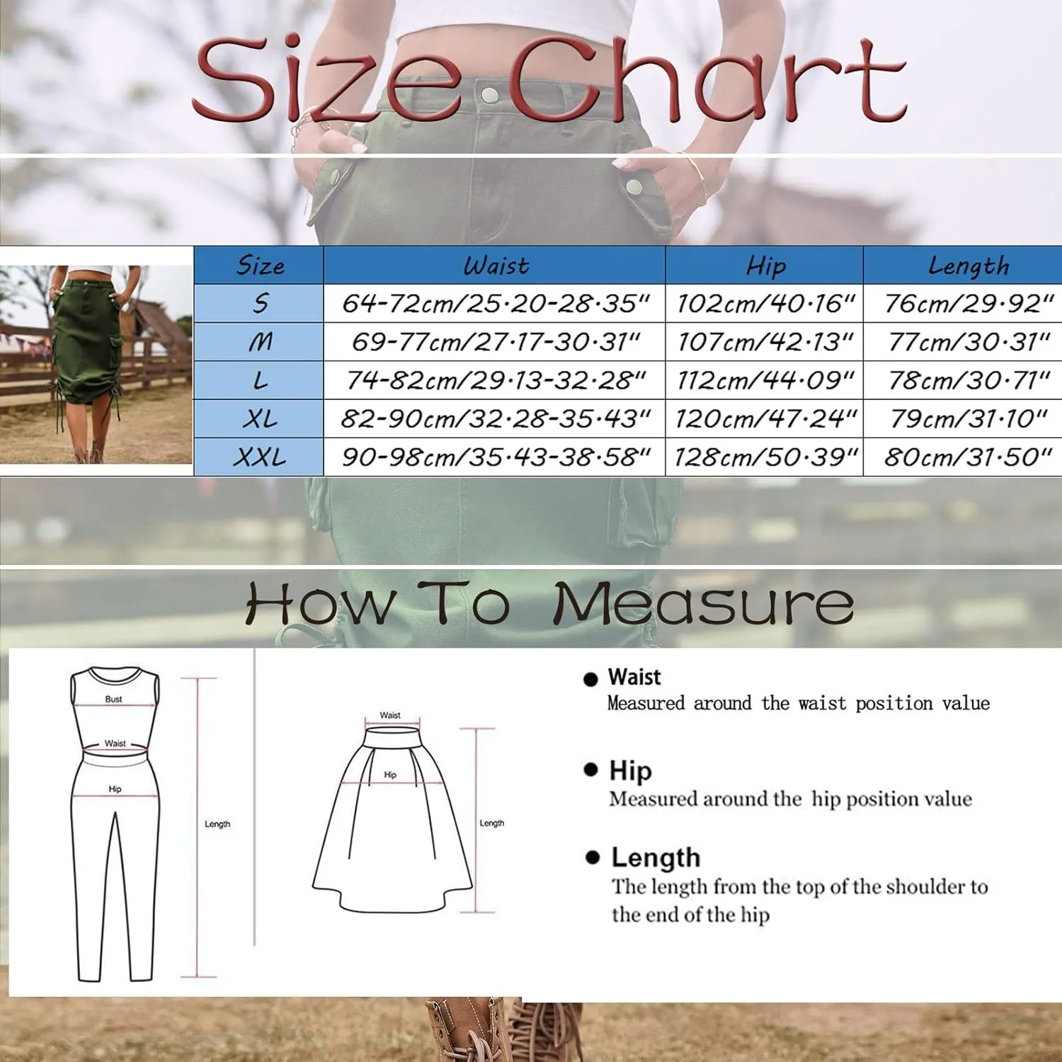 Women's Denim lace up Tooling Skirt Casual mid Length Skirt Animal Print Skirt with Slit