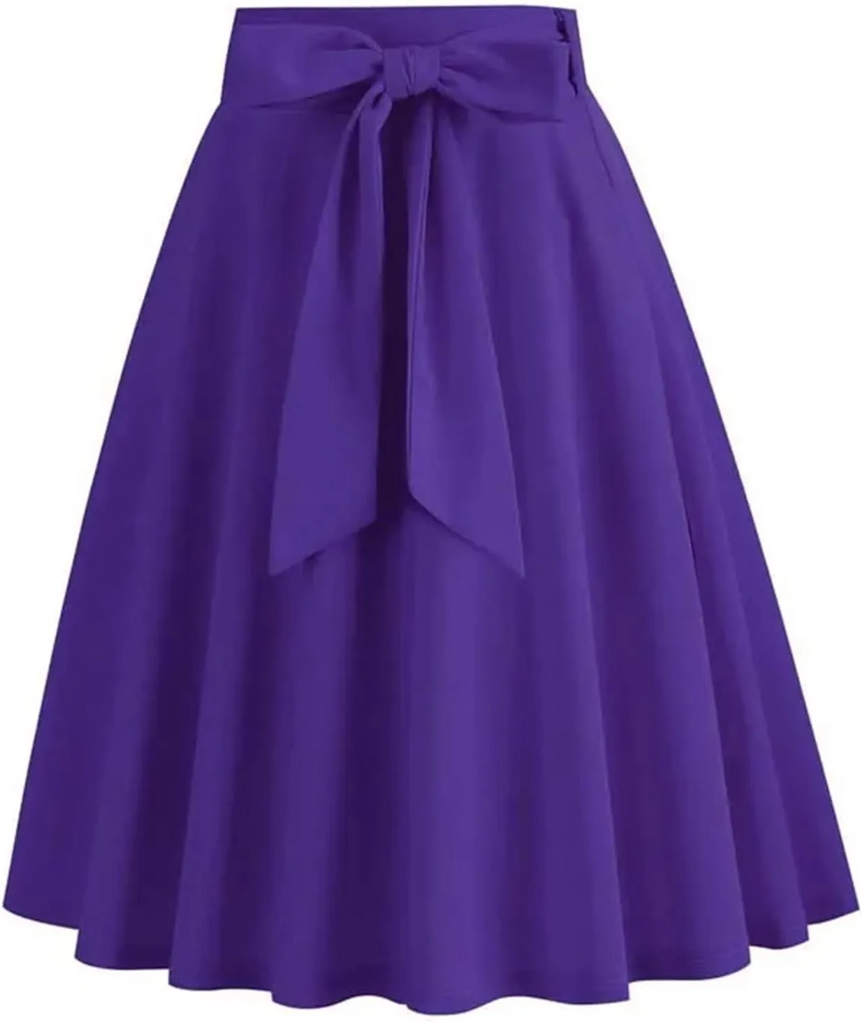 Women's High Waist A Line Skirts for Women Vintage Midi Long Skirt Casual Athletic Skirts
