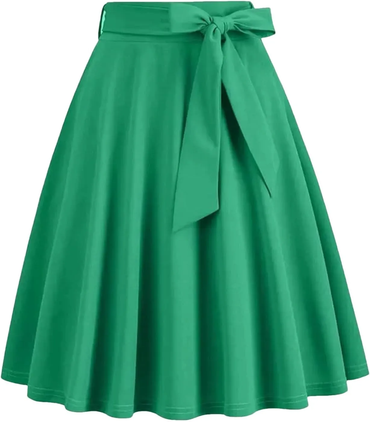 Women's High Waist A Line Skirts for Women Vintage Midi Long Skirt Casual Athletic Skirts