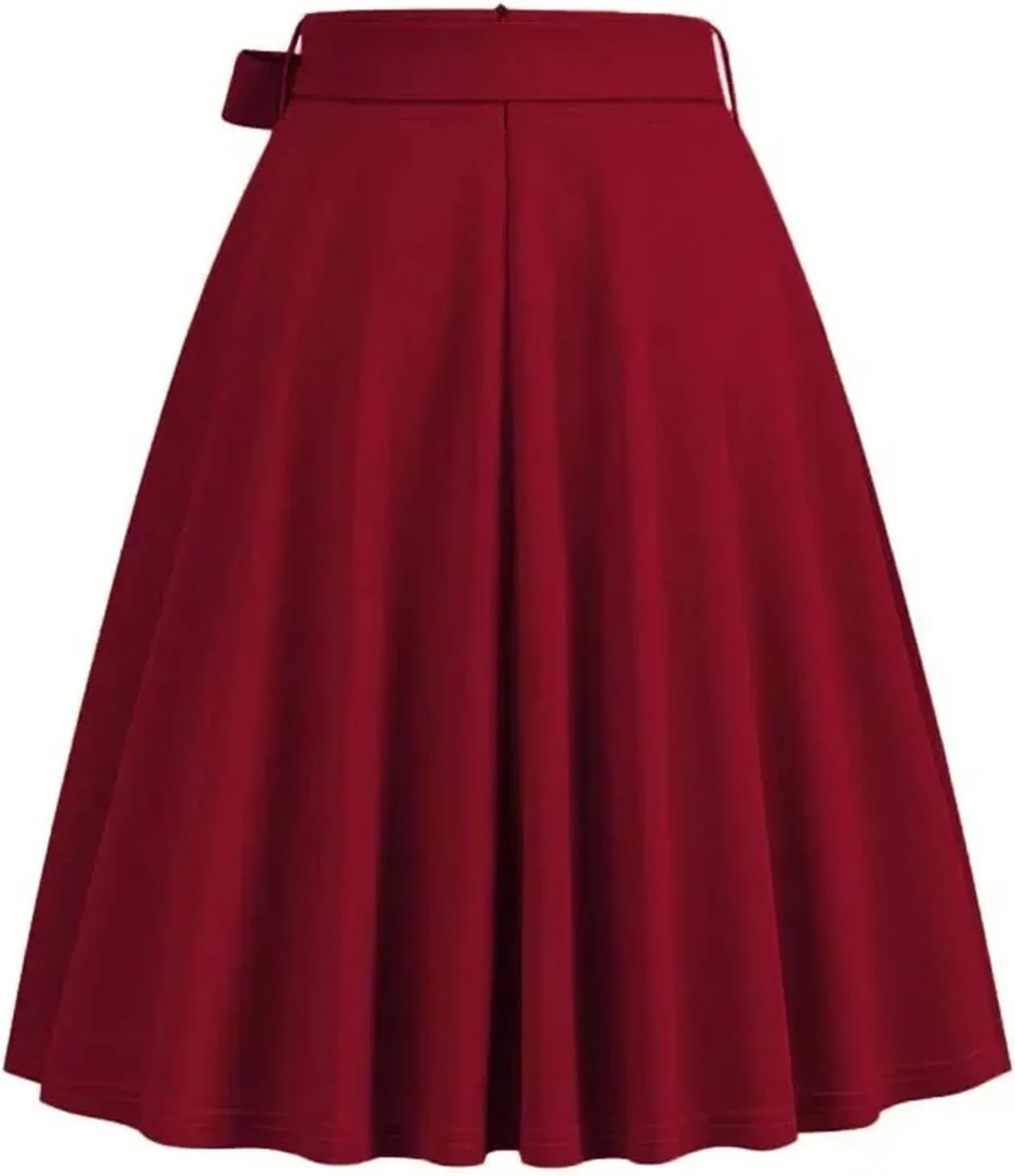 Women's High Waist A Line Skirts for Women Vintage Midi Long Skirt Casual Athletic Skirts