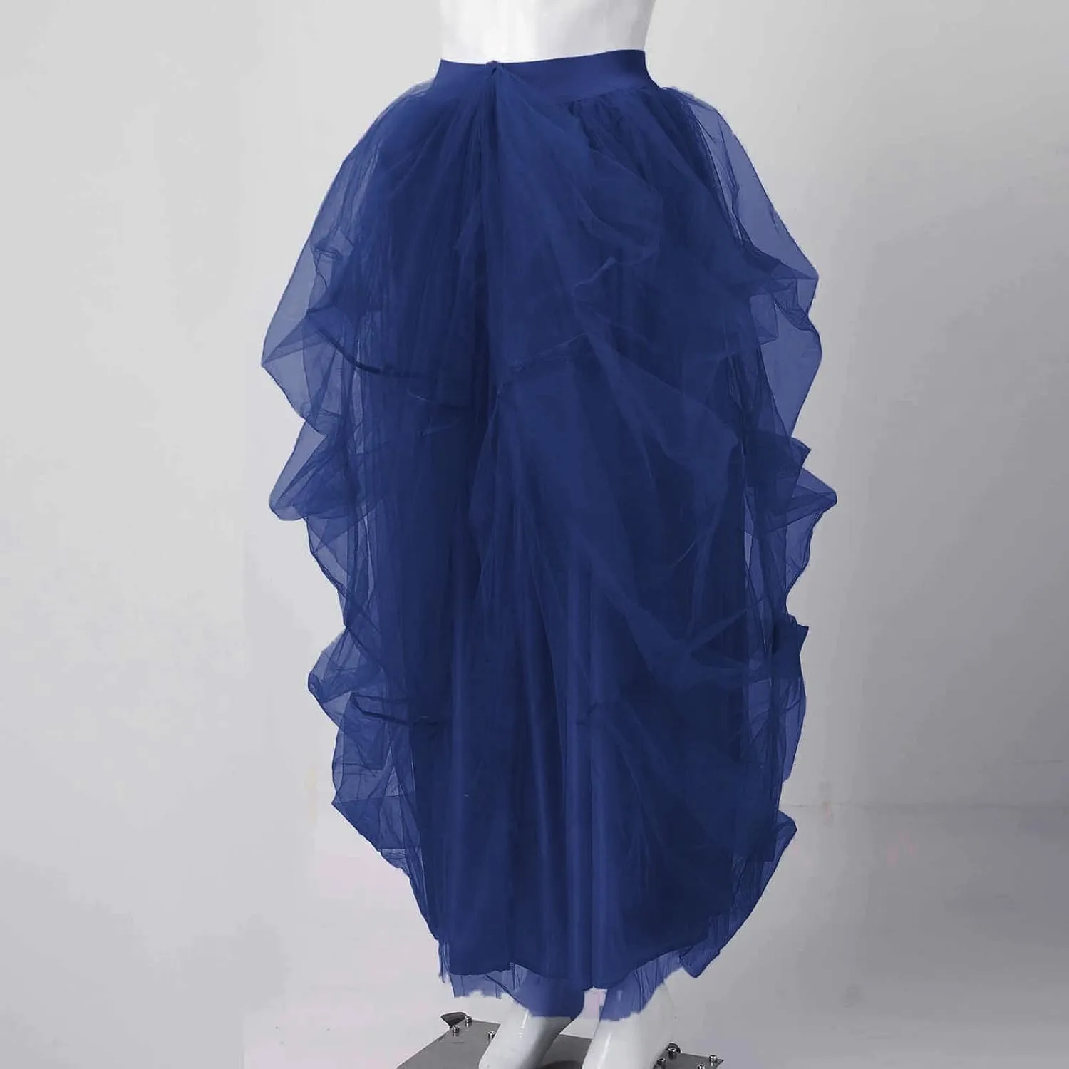 Women's Party High Waist Elastic Belt Casual Poncho Women's Skirt Bubble Skirt Jean Skirt Plus Size 20