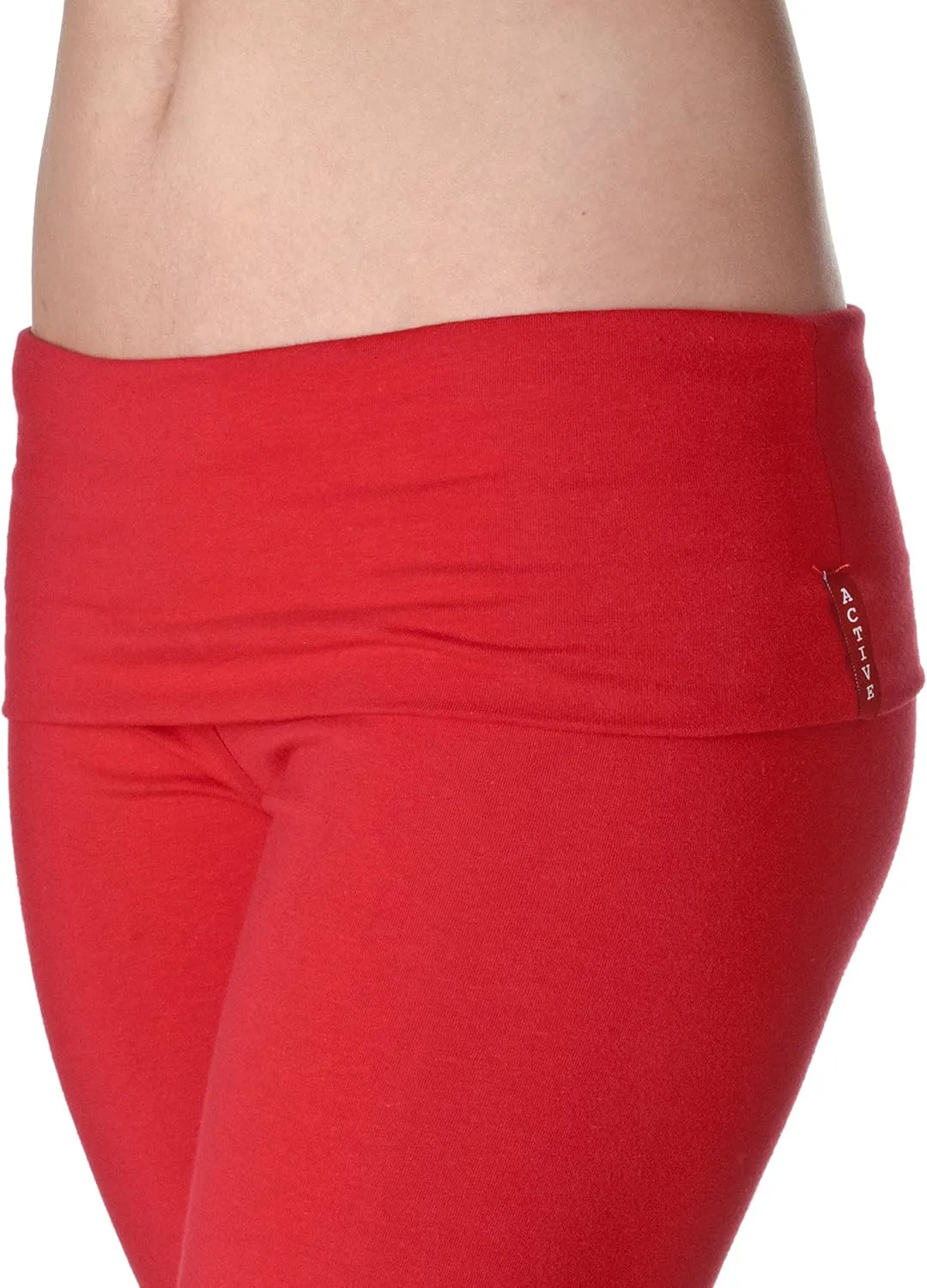 Women's Slimming Foldover Bootleg Flare Yoga Pants