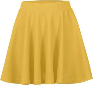 Women's Solid Color Mini Skirt Above Knee Length Casual Pencil Skirt Womens Pleated Skirt Mini