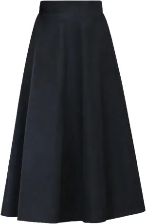 Womens Winter Vintage High Elastic Waist A Line Pleated Wool Midi Skirt Lady Toddler Girl Ballet Leotard with