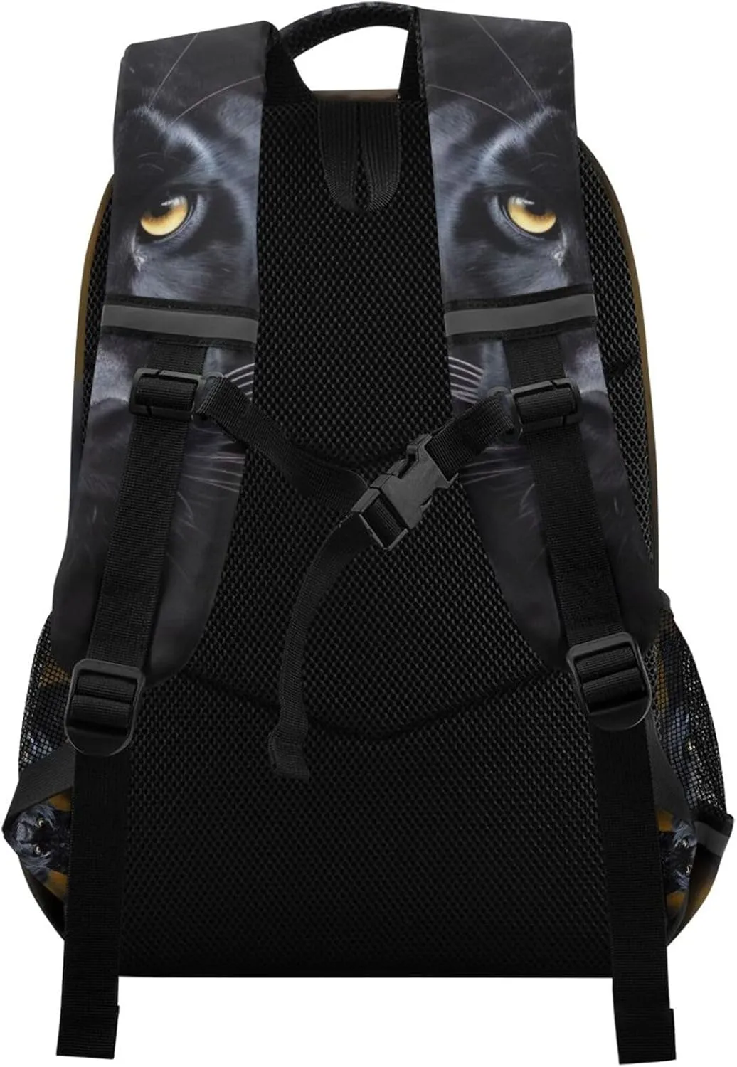 xigua Cool Black Panther Students Backpack,School Bookbag with Reflective Stripe,Waterproof Laptop Backpack for Children Outdoor Camping Travel Daypack Casual Bags