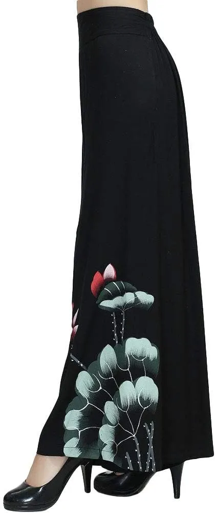 ZooBoo Chinese Parachute Harem Pants - Thai Cargo Boho Hippie Baggy Buddha Yoga Trousers Clothing for Women