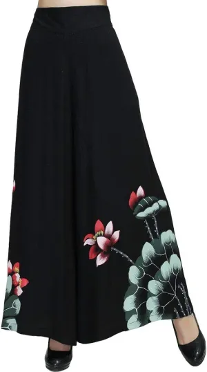 ZooBoo Chinese Parachute Harem Pants - Thai Cargo Boho Hippie Baggy Buddha Yoga Trousers Clothing for Women